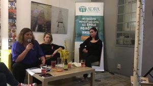 Marcova diskusia s odbornickami KIT-u v Nitre - zdroj ADRA Slovensko.
